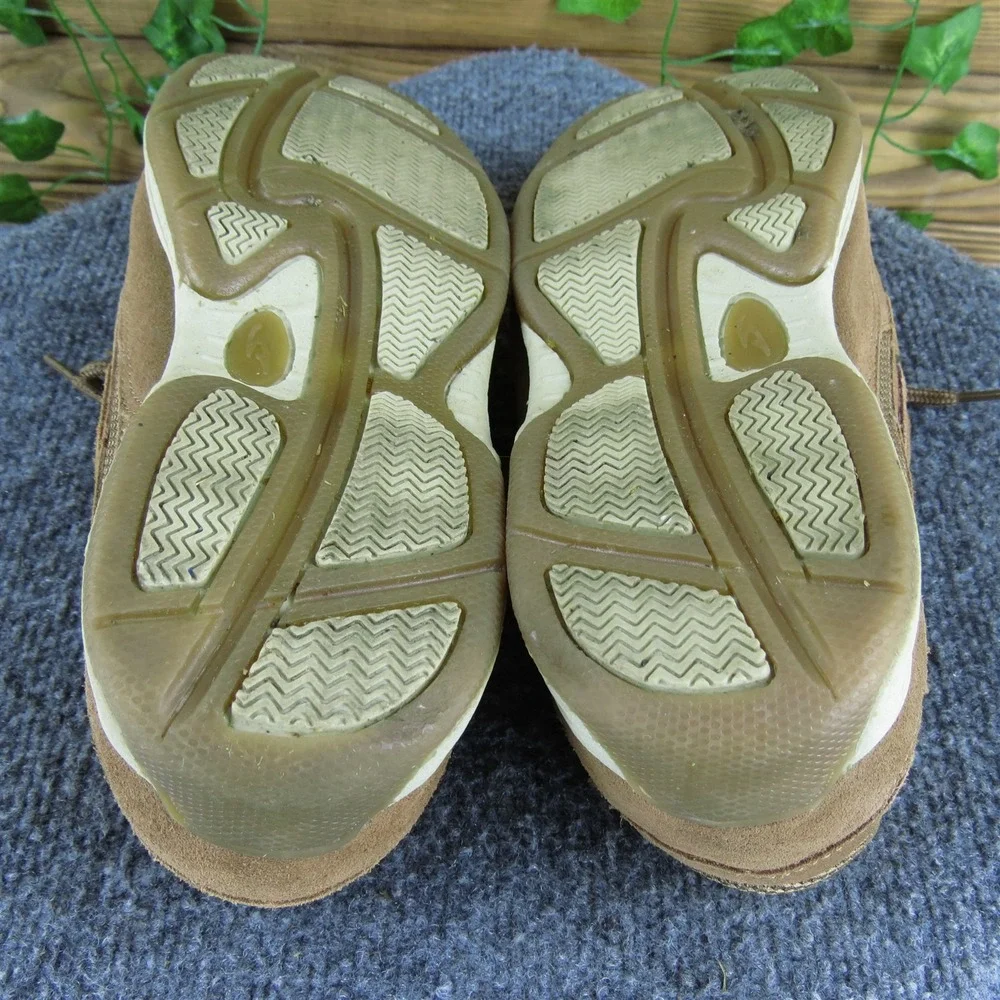 Dr. Scholl's Men Sea Breeze Boat Shoe Brown Leather Size 9 Wide Gently Used 2025
